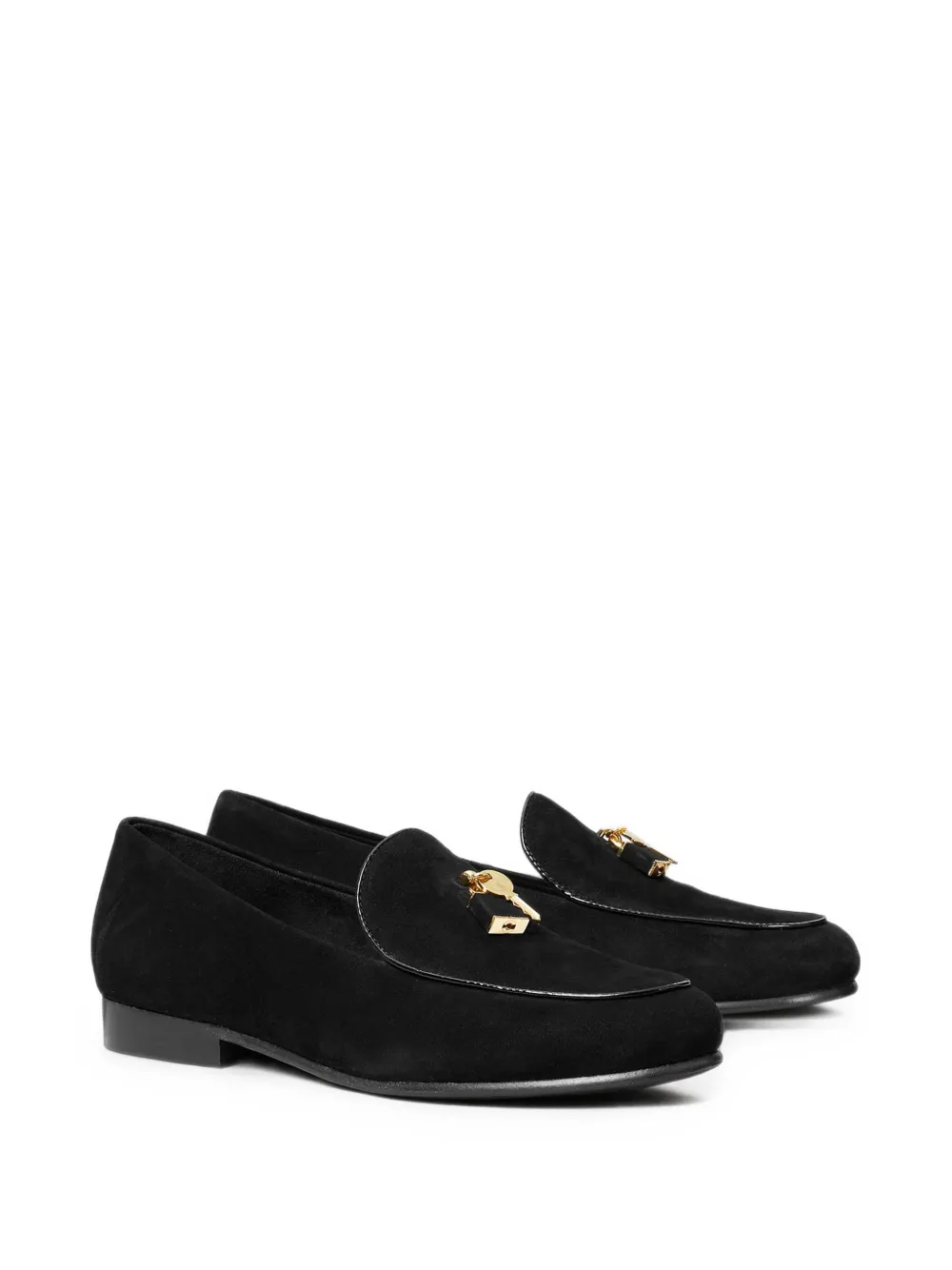 Tory Burch Lock slippers Zwart