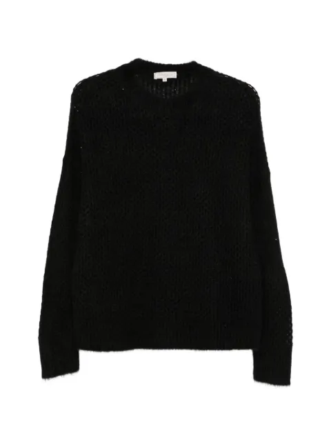 Antonelli Brembana open-knit crew-neck sweater