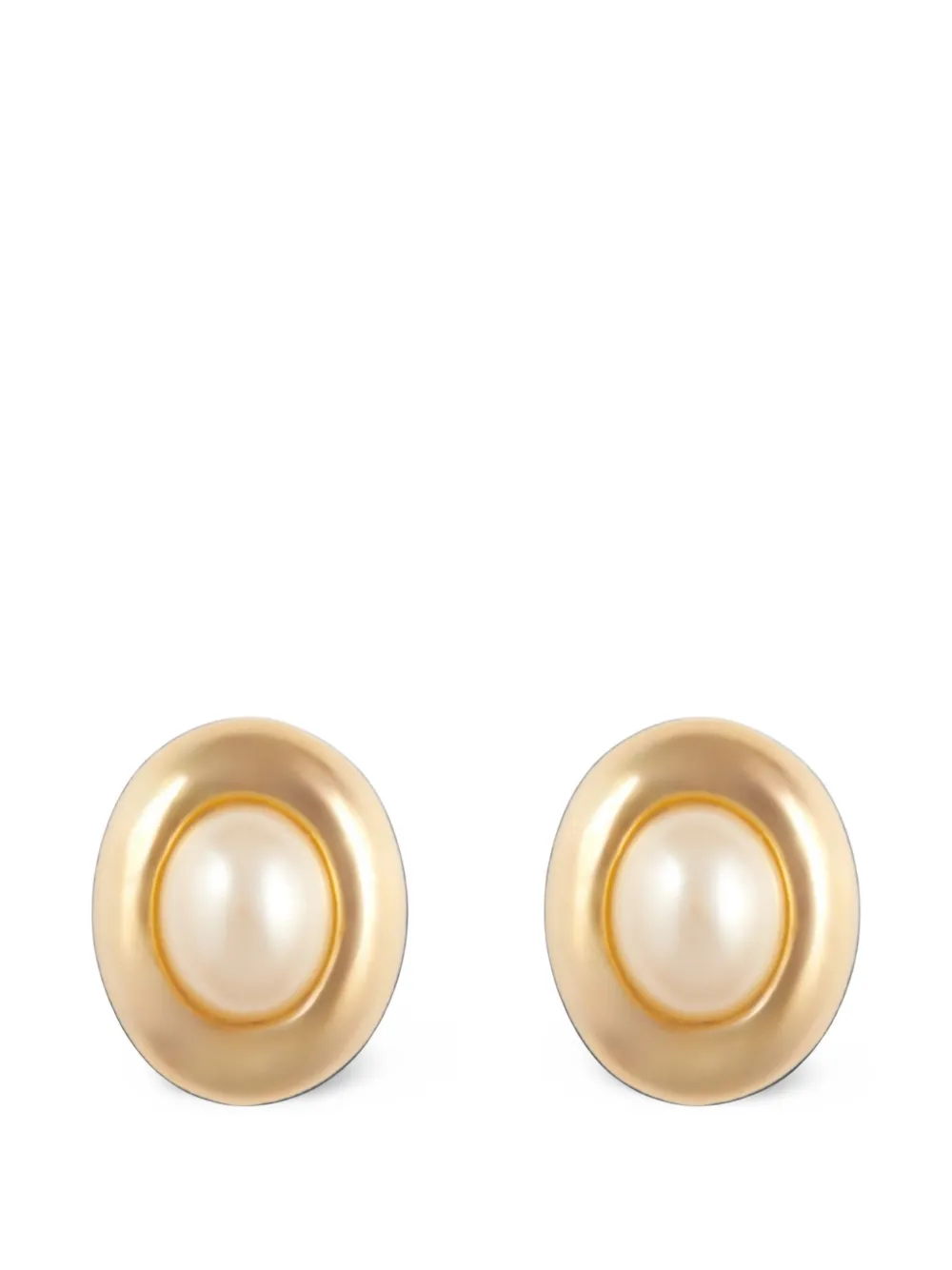 Susan Caplan Vintage 1990s Rediscovered clip-on earrings - Oro