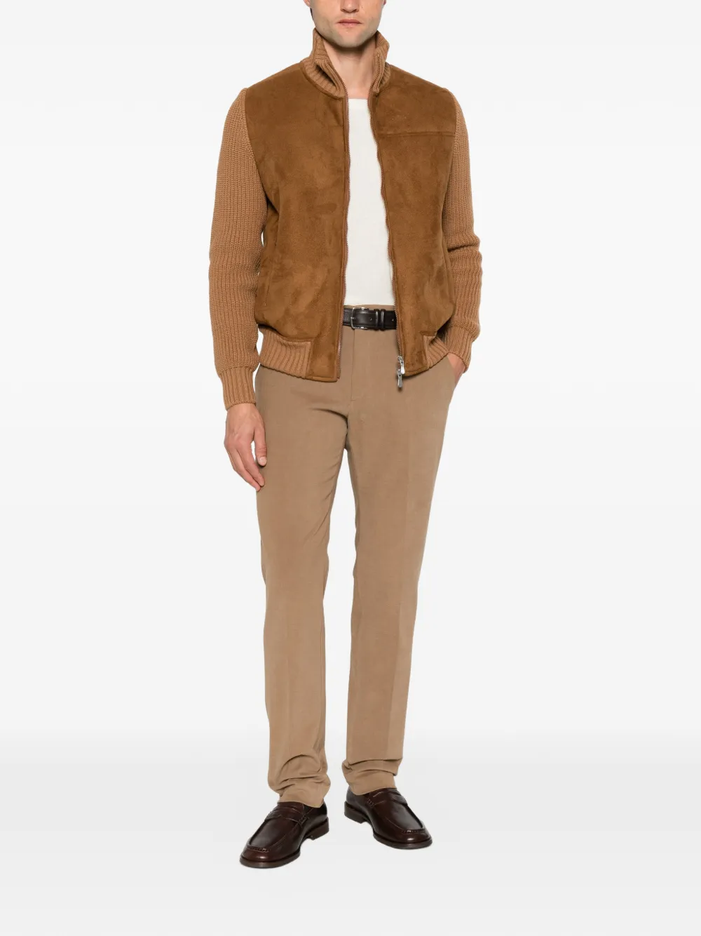 Berwich Straight pantalon Beige