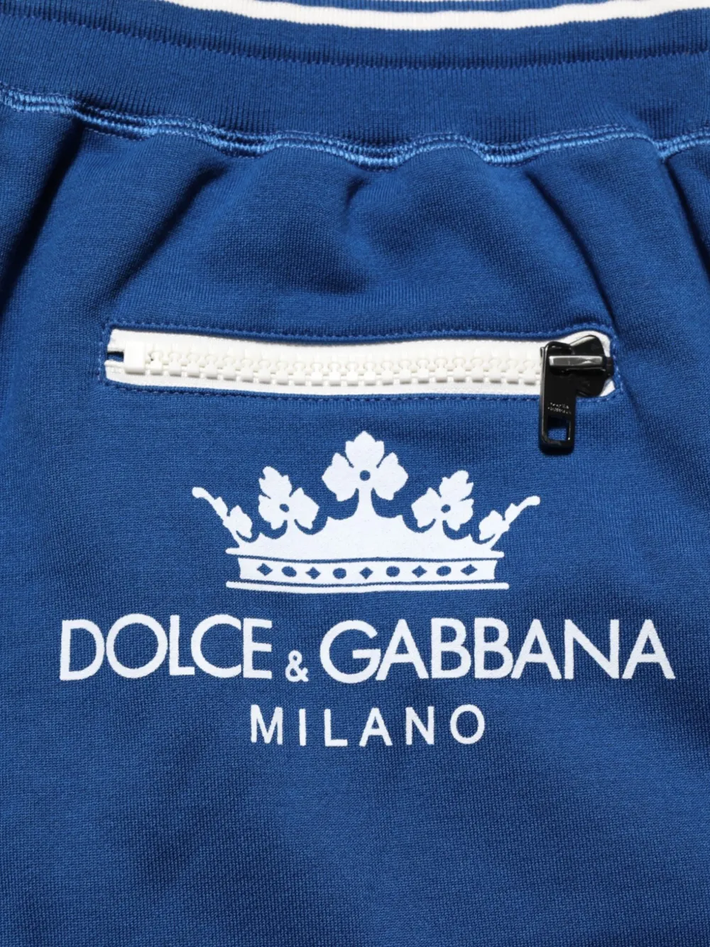 Dolce & Gabbana Shorts met logoprint Blauw