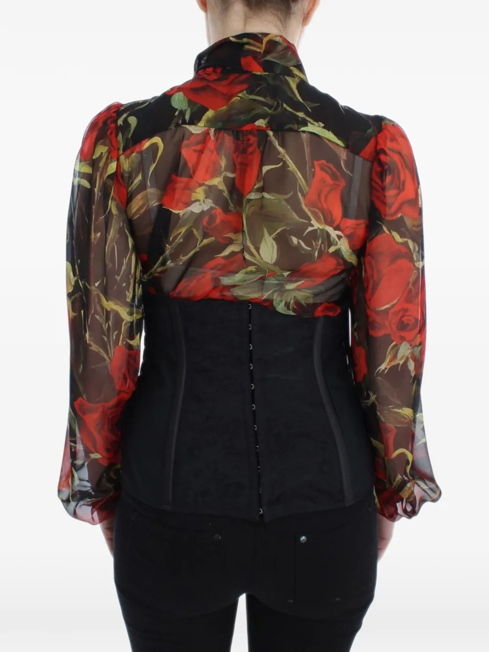 Dolce & Gabbana Korsetriem met veters Zwart