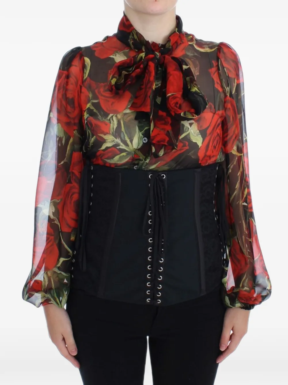 Dolce & Gabbana lace-up corset belt