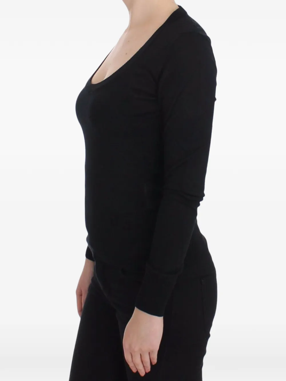 Dolce & Gabbana round-neck sweater Zwart