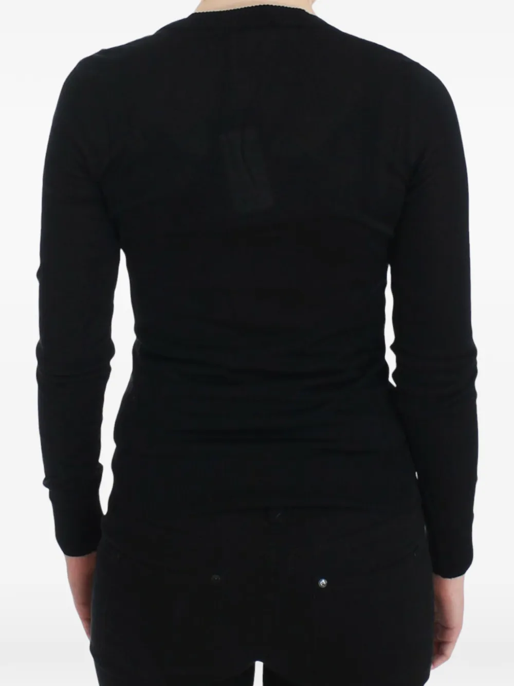 Dolce & Gabbana round-neck sweater Zwart