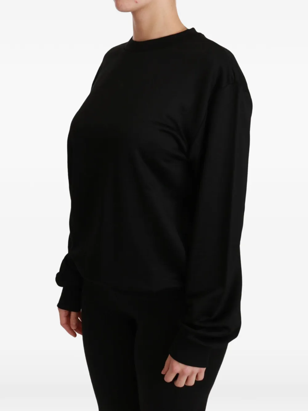 Dolce & Gabbana Trui met ronde hals Zwart