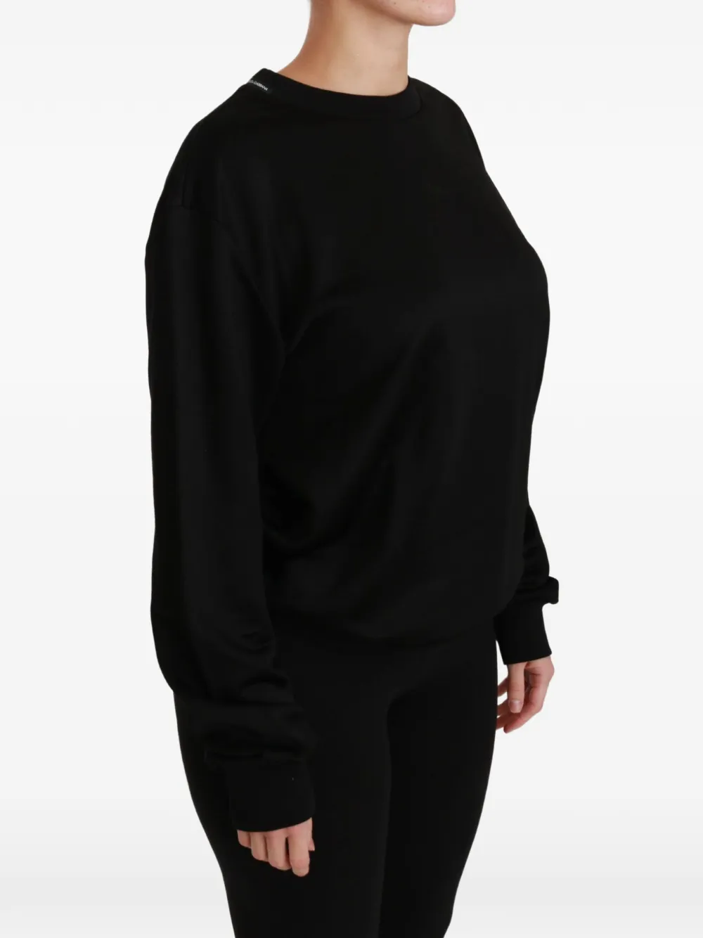 Dolce & Gabbana Trui met ronde hals Zwart