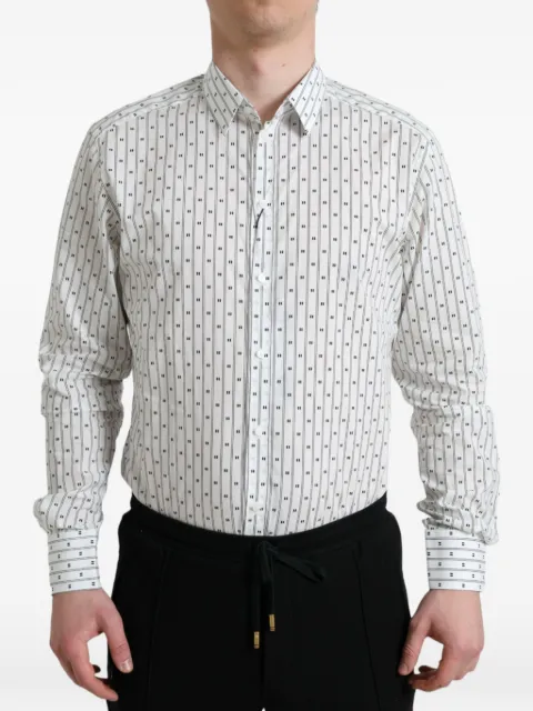 Dolce & Gabbana camisa Gold con rayas verticales