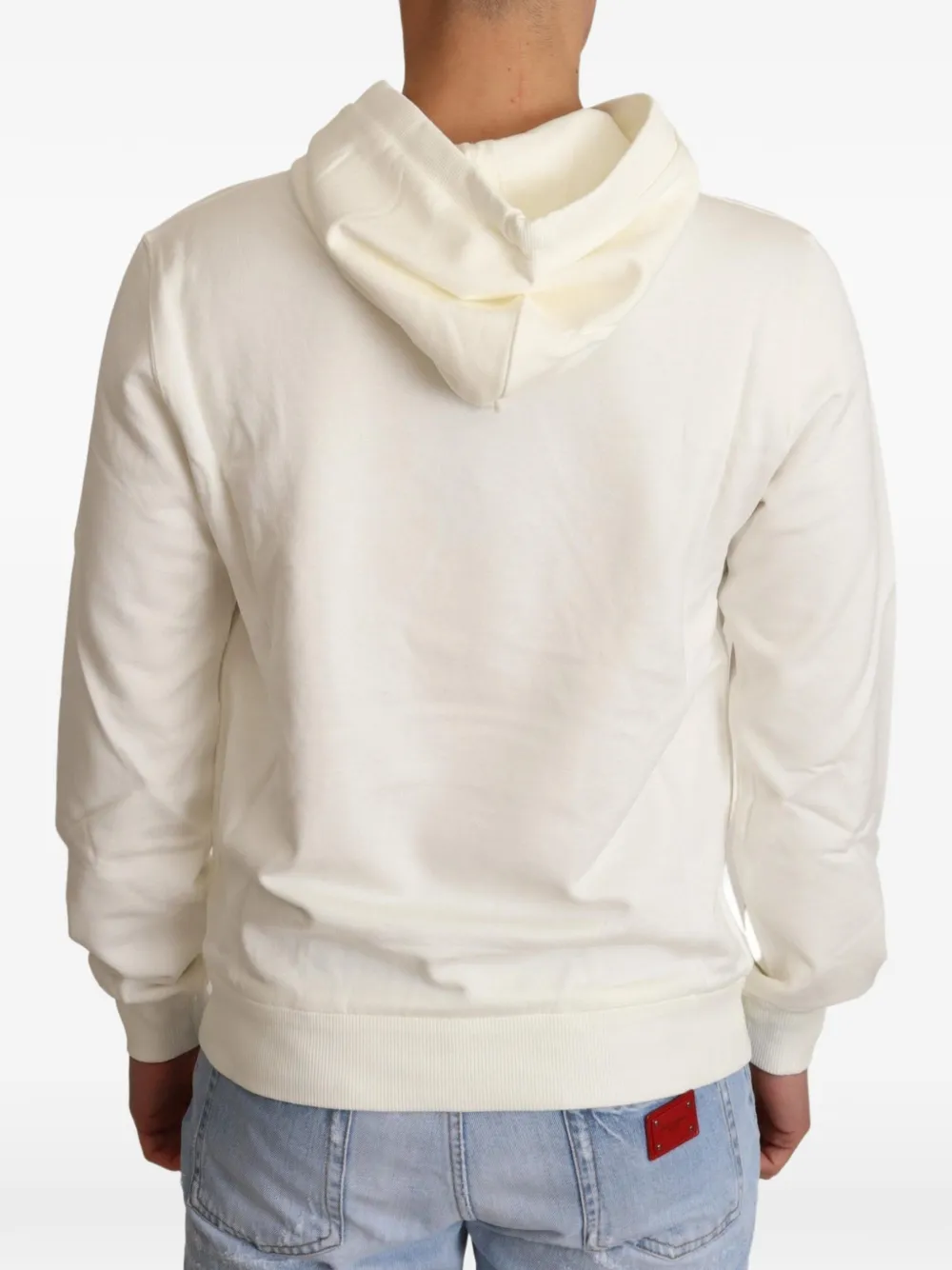 Dolce & Gabbana graphic-print hoodie Beige