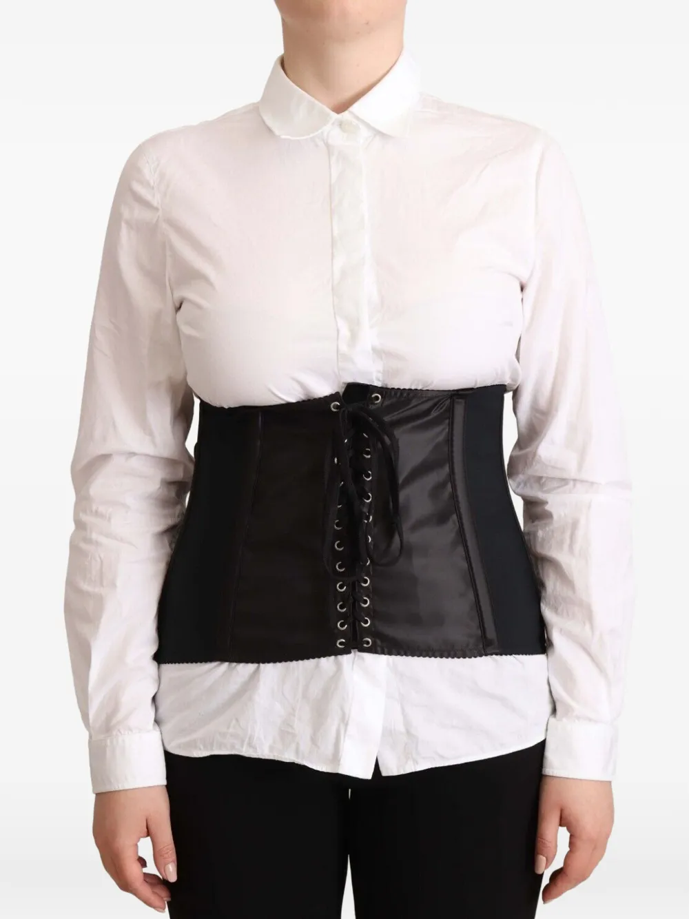 Dolce & Gabbana ceinture-corset à laçage - Noir