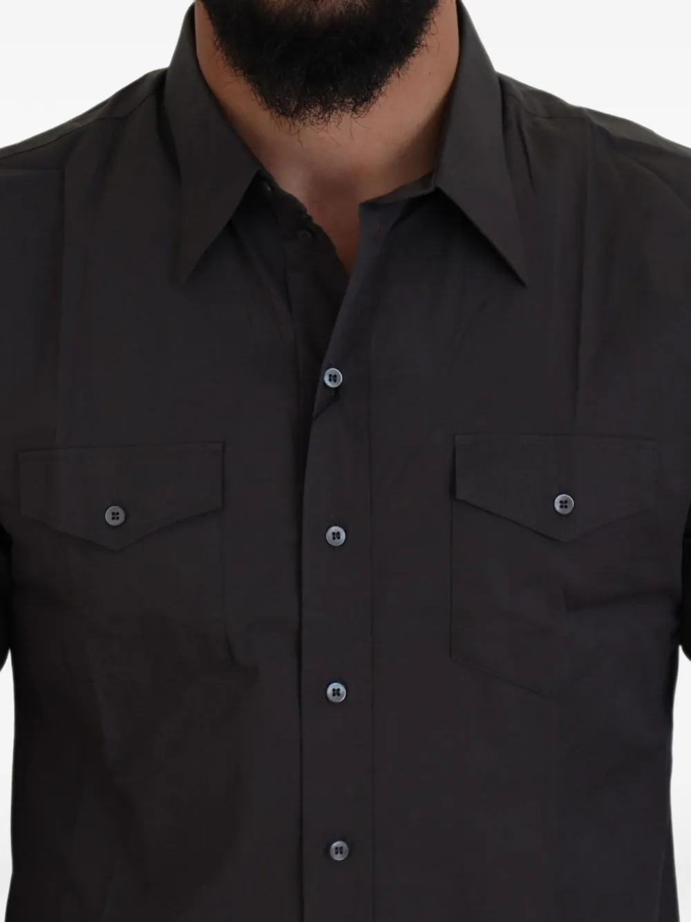 Dolce & Gabbana Sicilia slim-fit overhemd Grijs