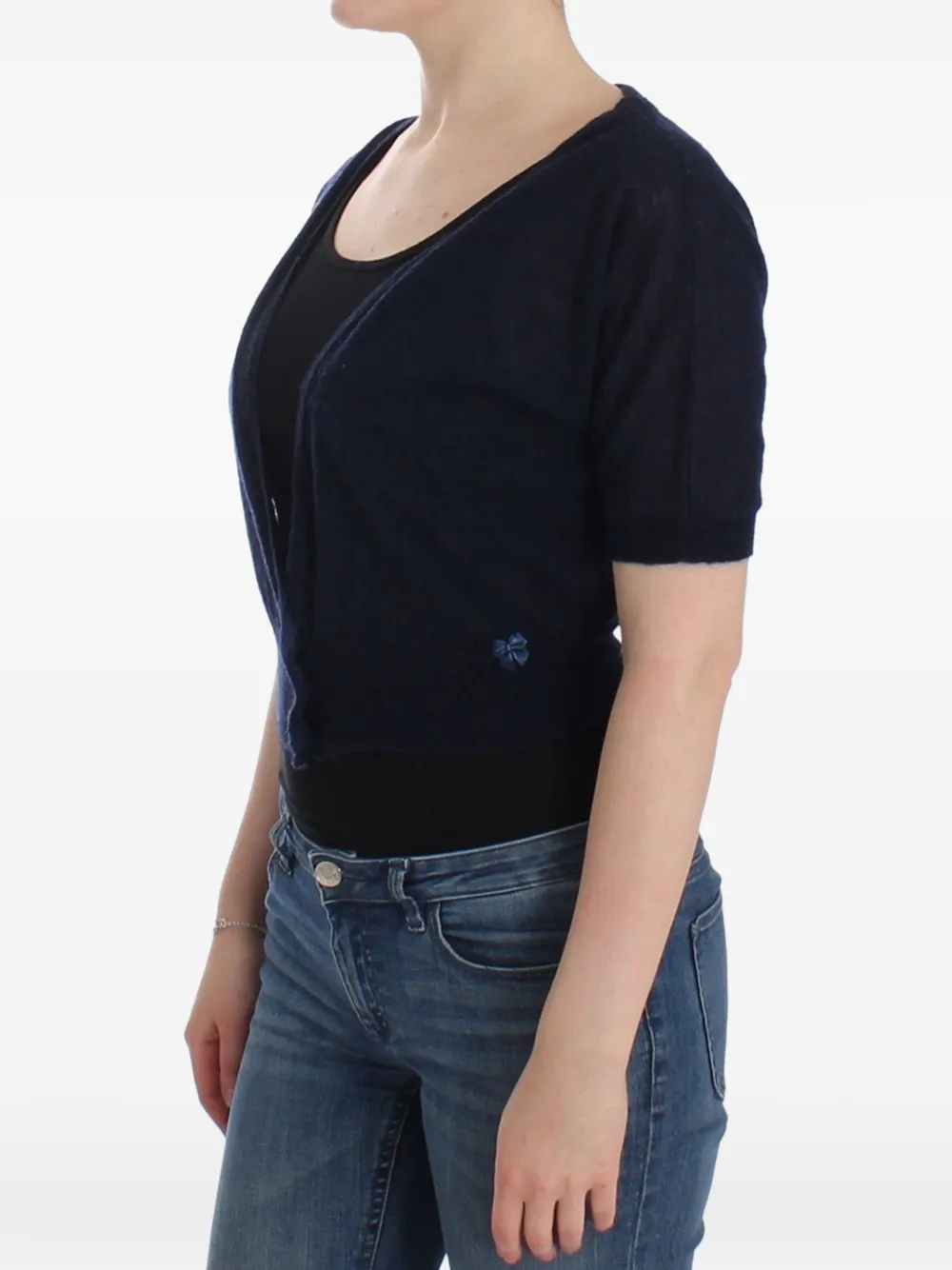 Ermanno Scervino Vest met korte mouwen Blauw