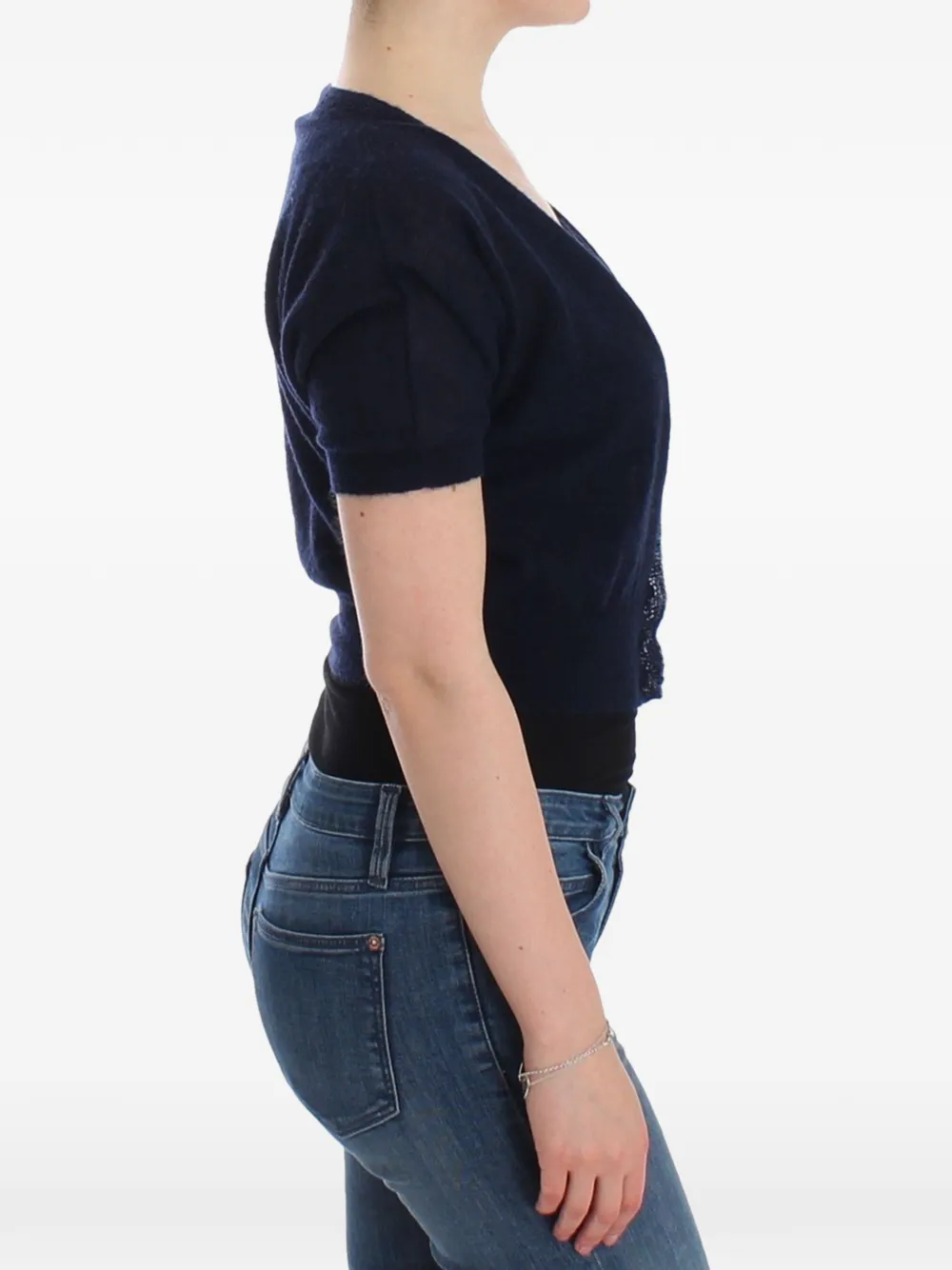 Ermanno Scervino Vest met korte mouwen Blauw