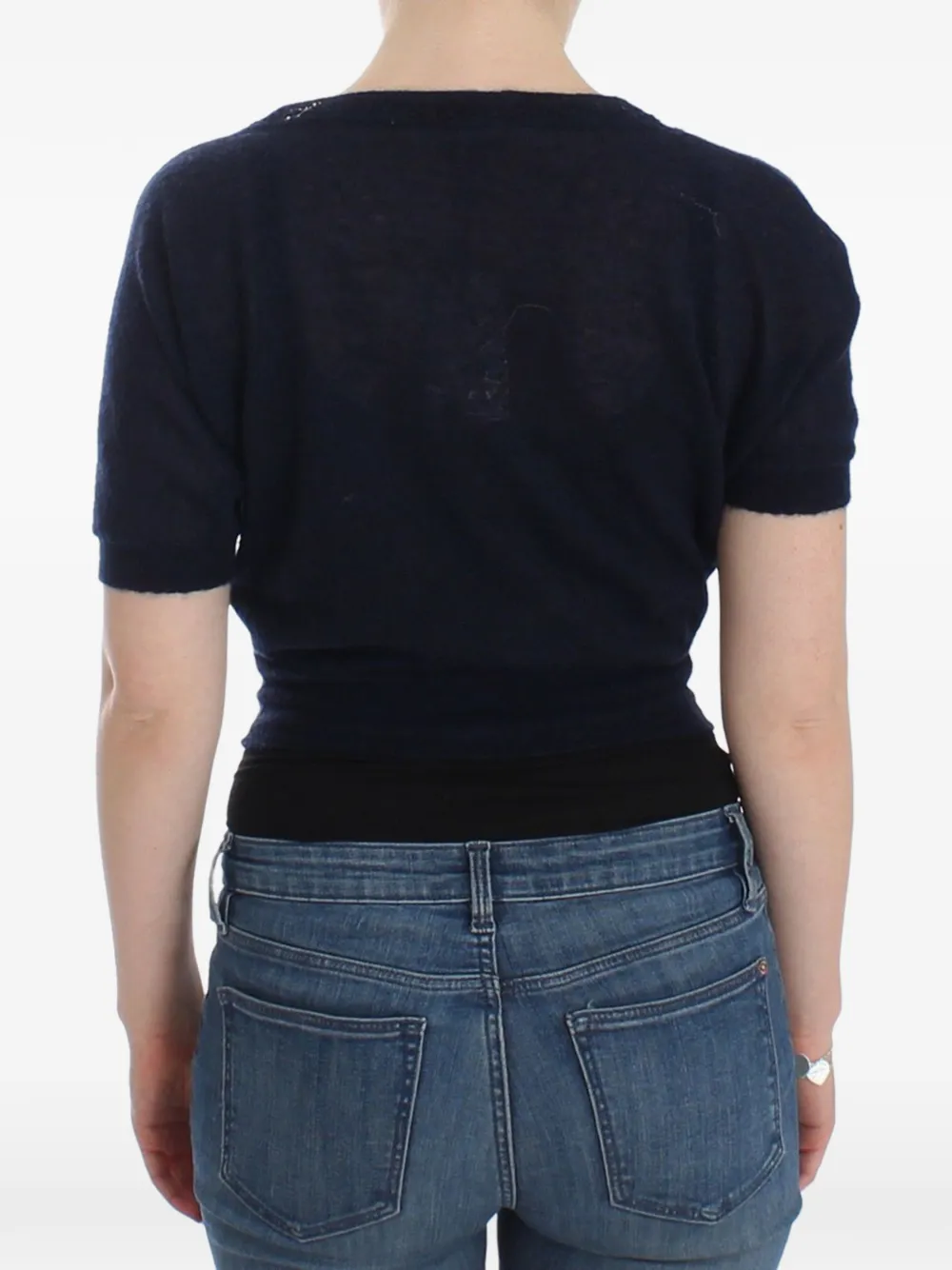 Ermanno Scervino Vest met korte mouwen Blauw
