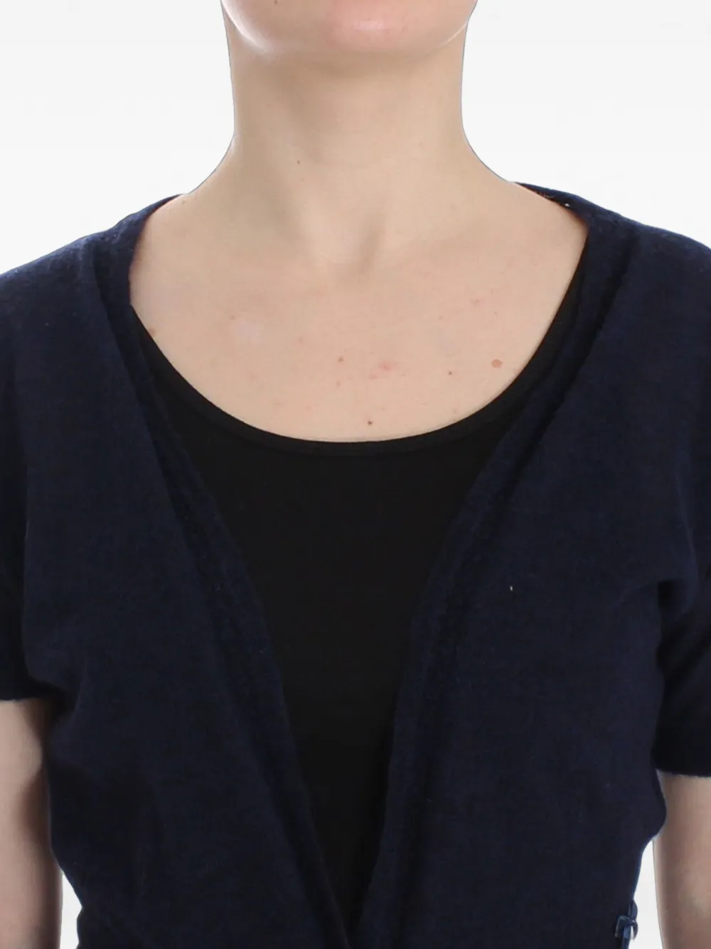 Ermanno Scervino Vest met korte mouwen Blauw