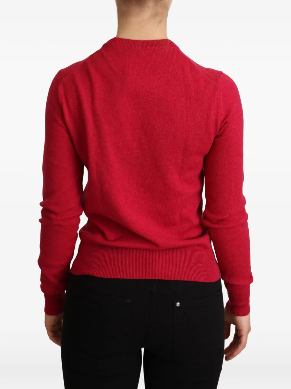 Dolce & Gabbana embroidered-detail sweater Roze