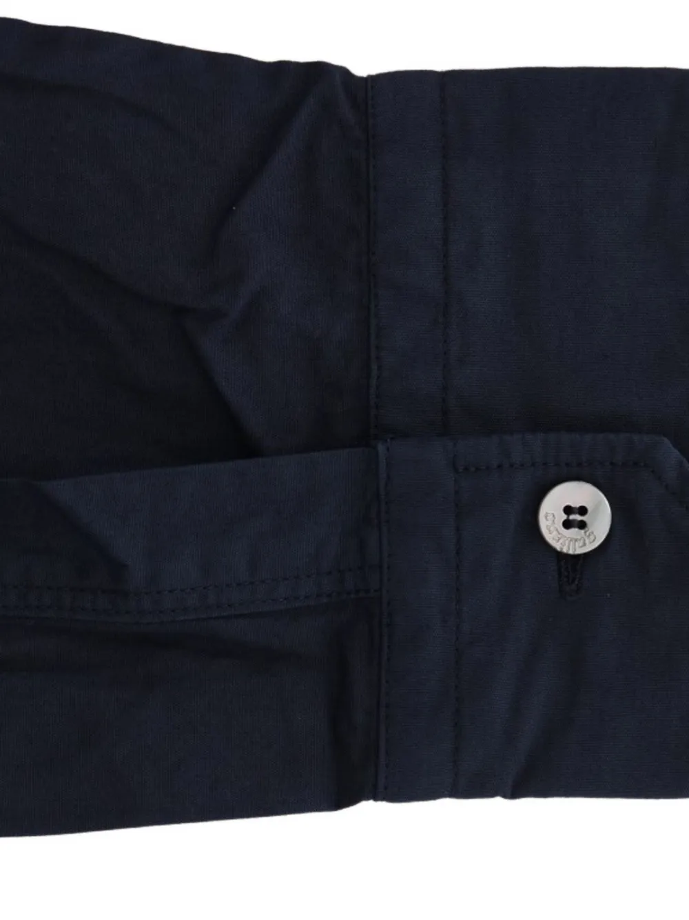 John Galliano Overhemd met popeline textuur Blauw