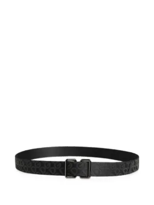Montblanc リバーシブル レザーベルト | ブラック | FARFETCH JP