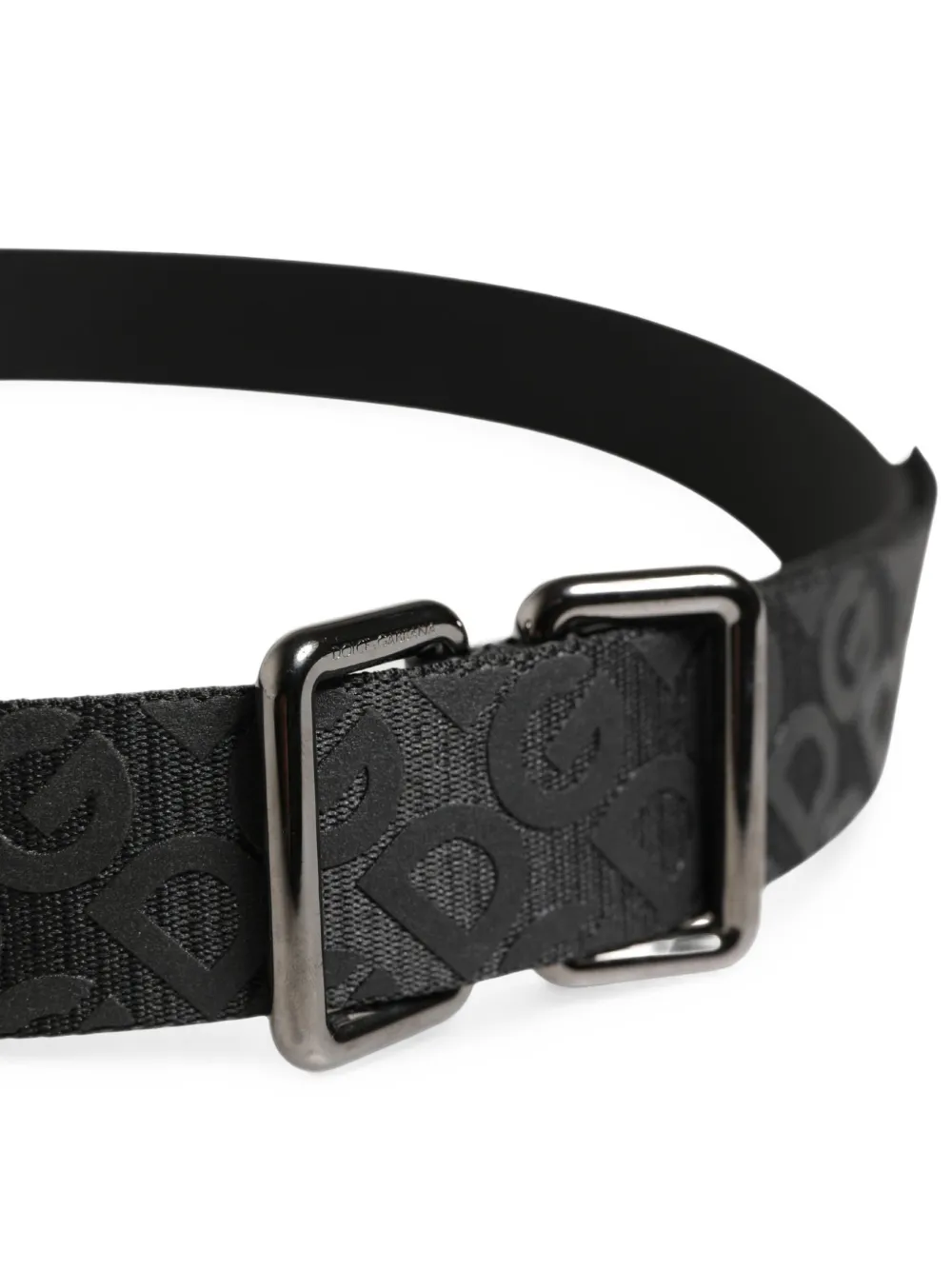 Dolce & Gabbana monogram-jacquard belt Zwart