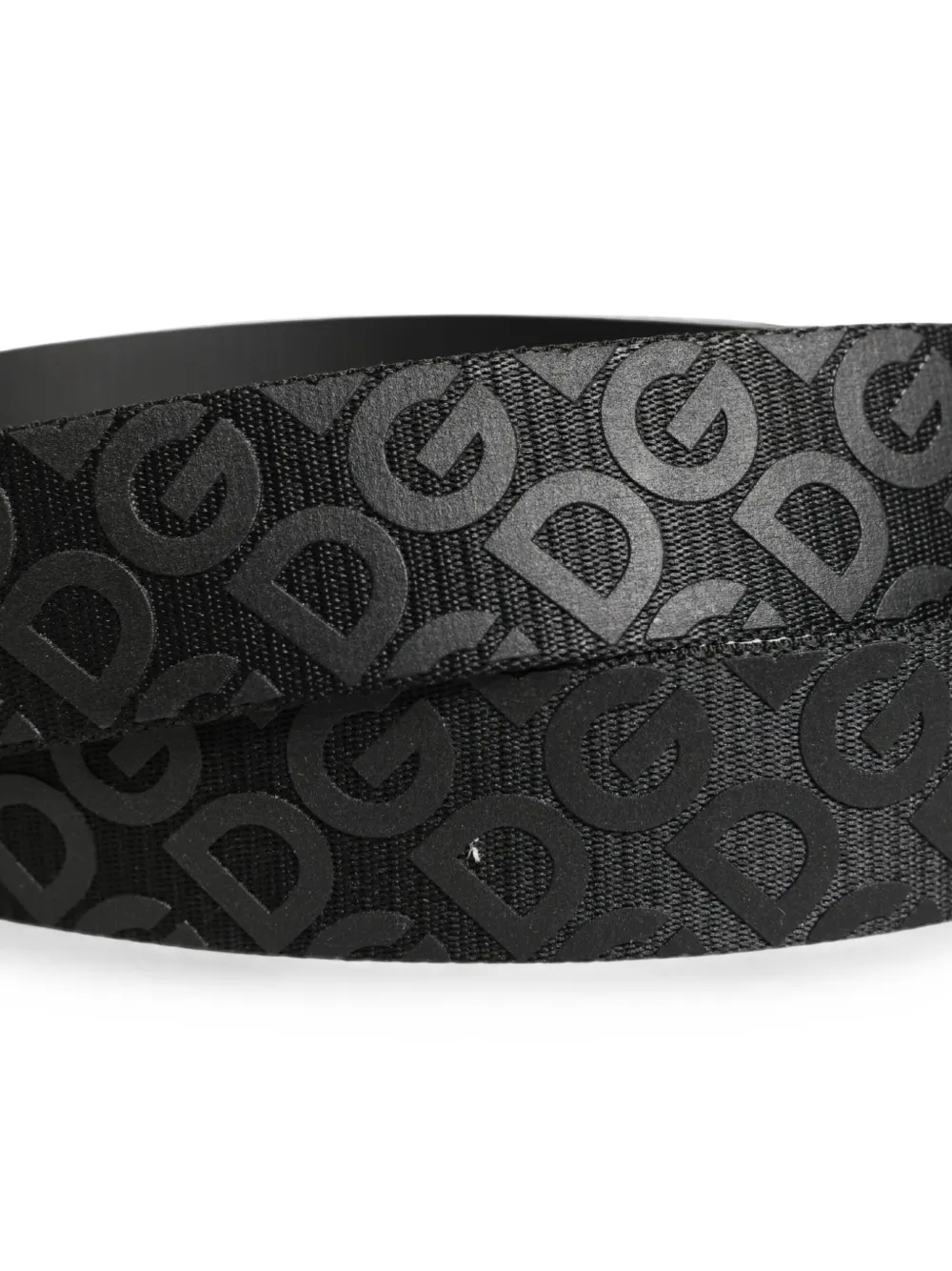 Dolce & Gabbana monogram-jacquard belt Zwart