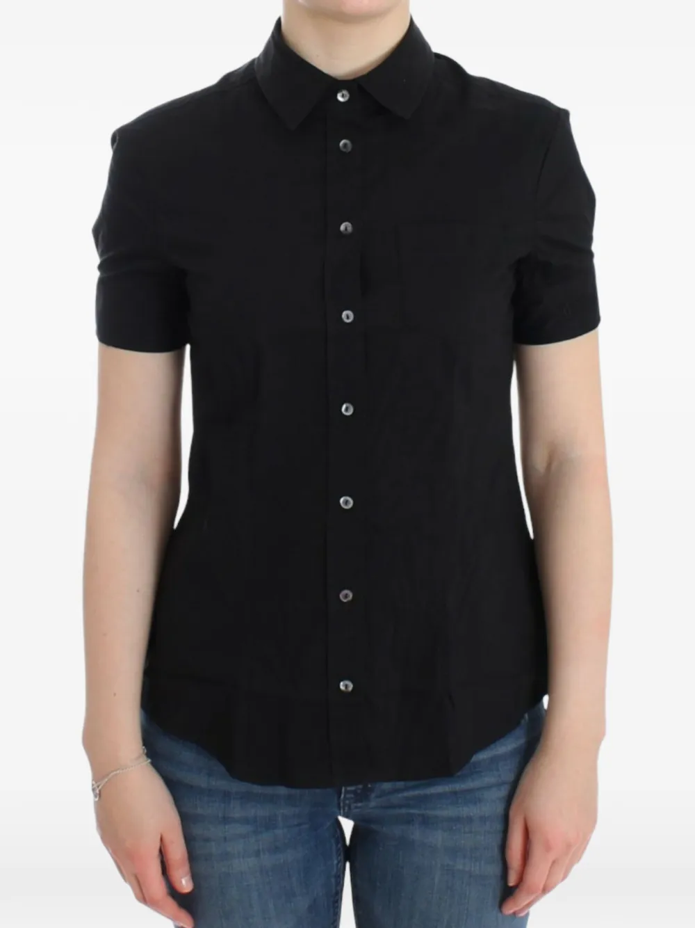 John Galliano short-sleeve button-up shirt