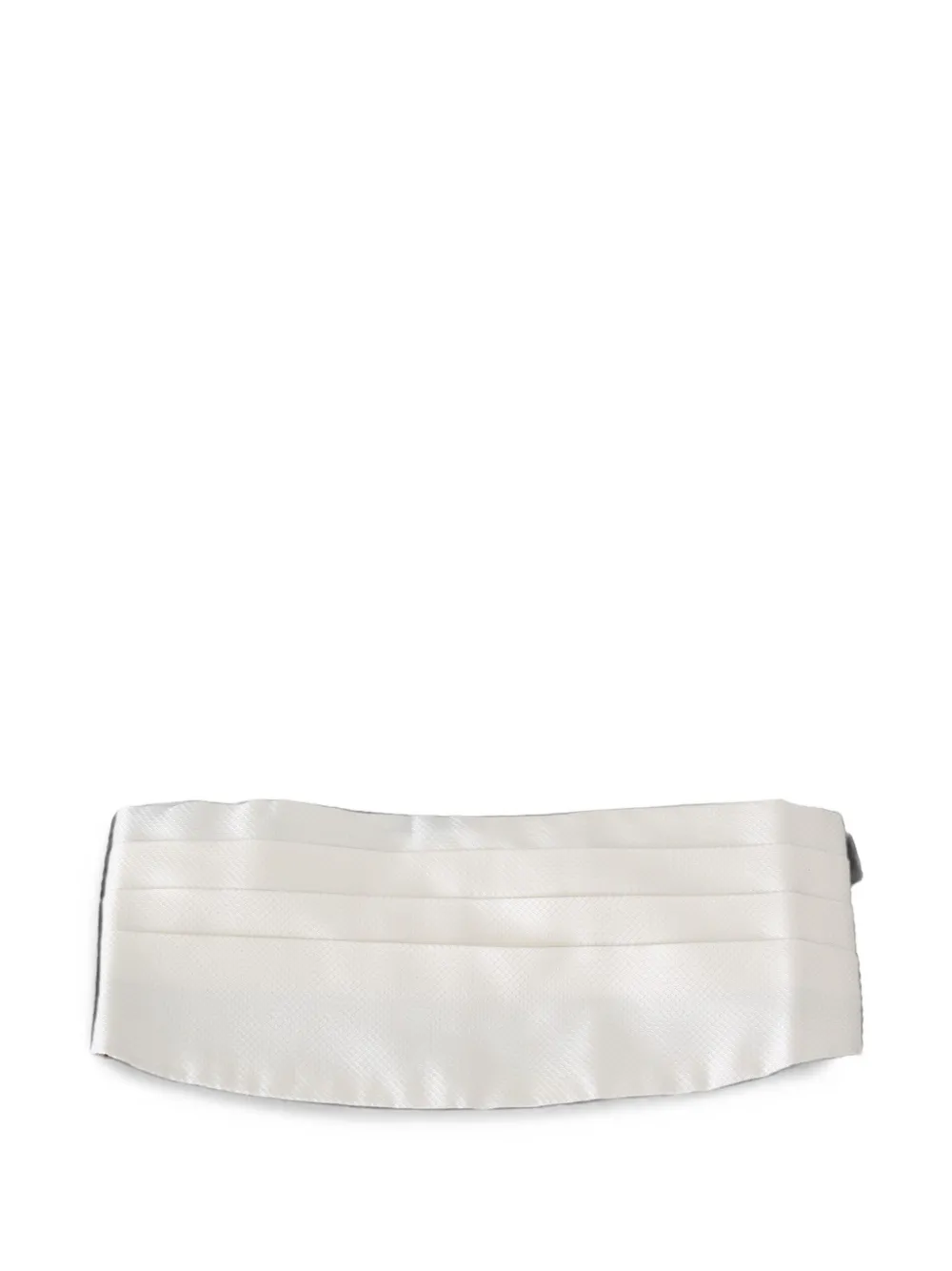 Dolce & Gabbana Geplooide cummerbund Wit