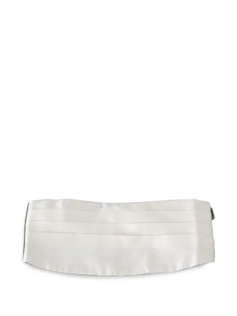 Dolce & Gabbana fajín de seda plisado