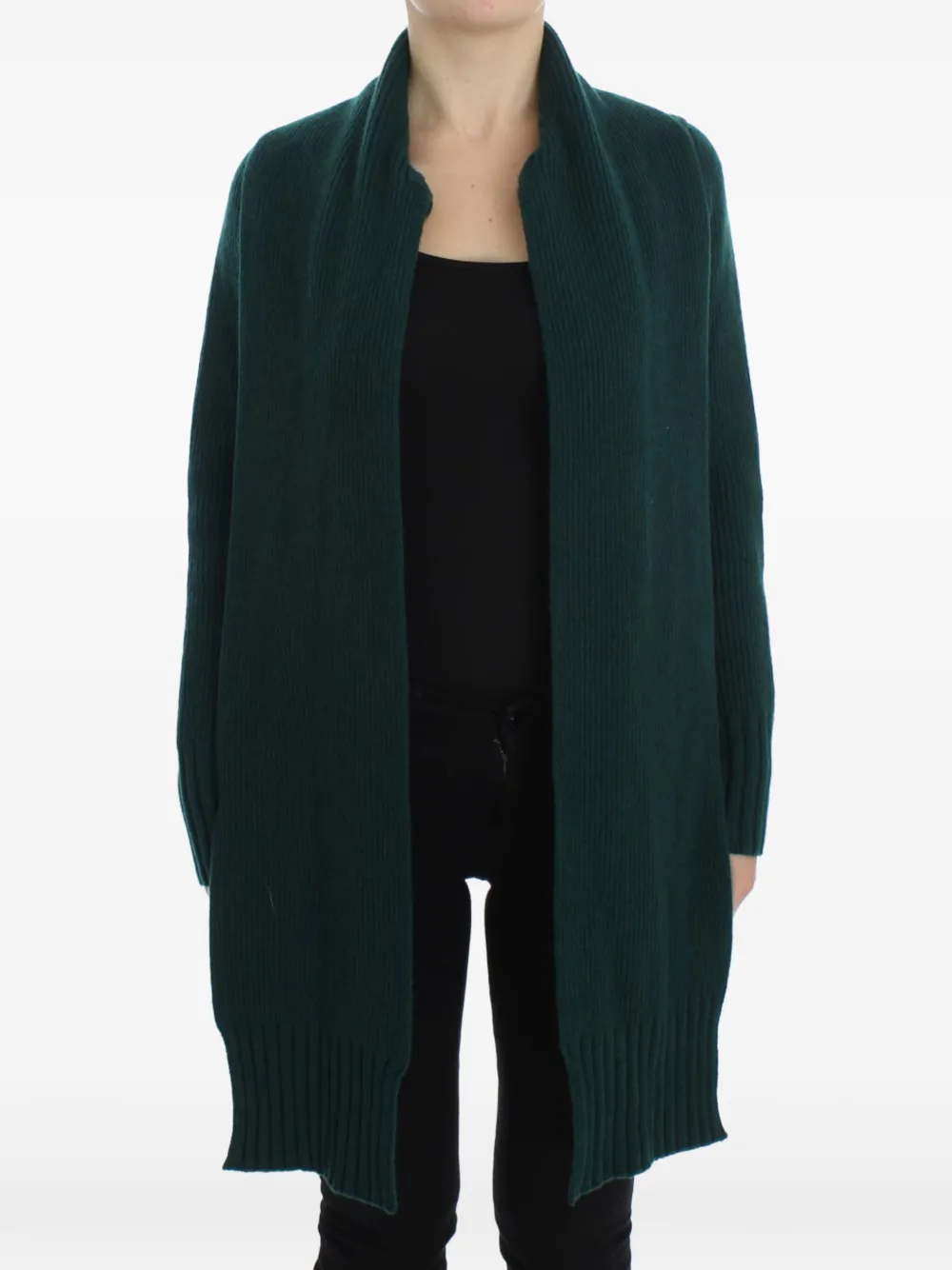 Dolce & Gabbana Ribgebreid vest Groen
