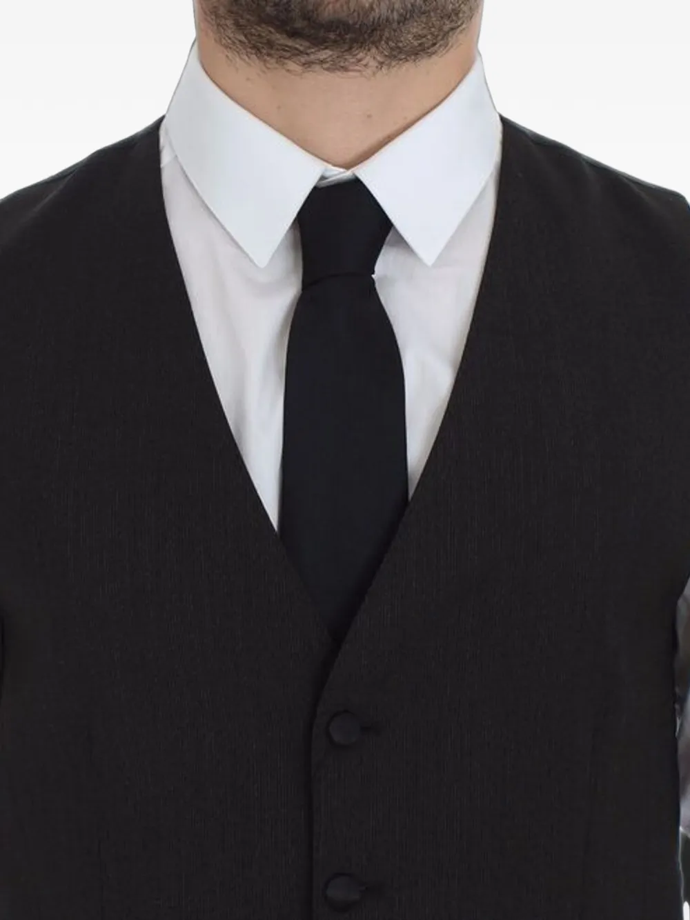 Dolce & Gabbana V-neck waistcoat Zwart