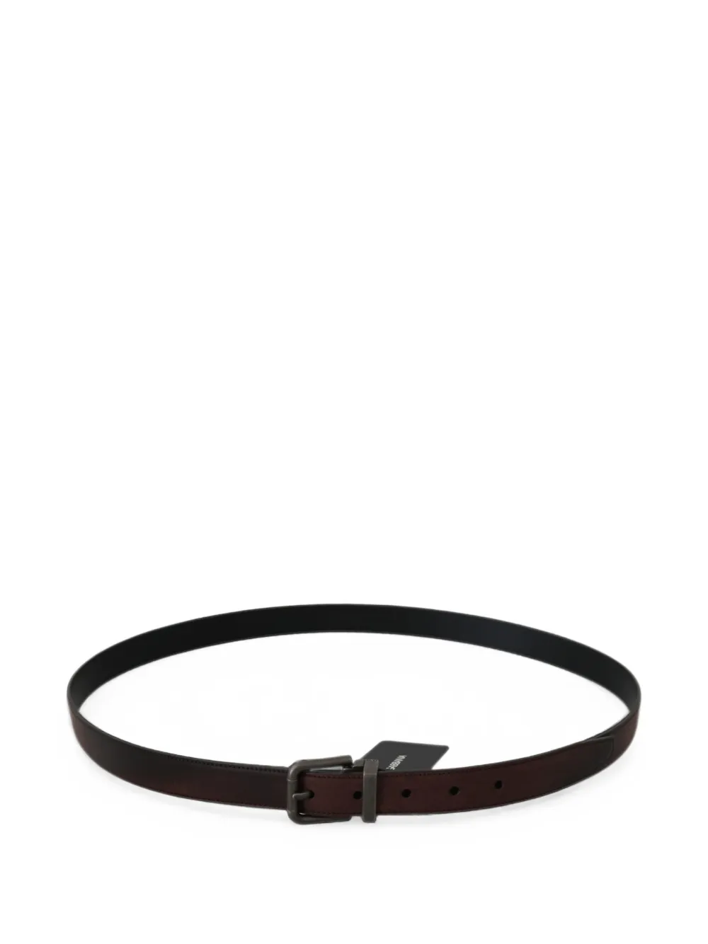 Dolce & Gabbana Omkeerbare leren riem Bruin