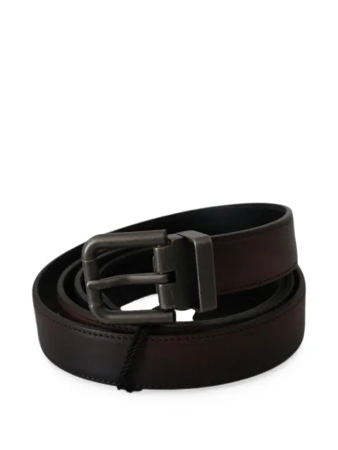 Dolce & Gabbana reversible leather belt
