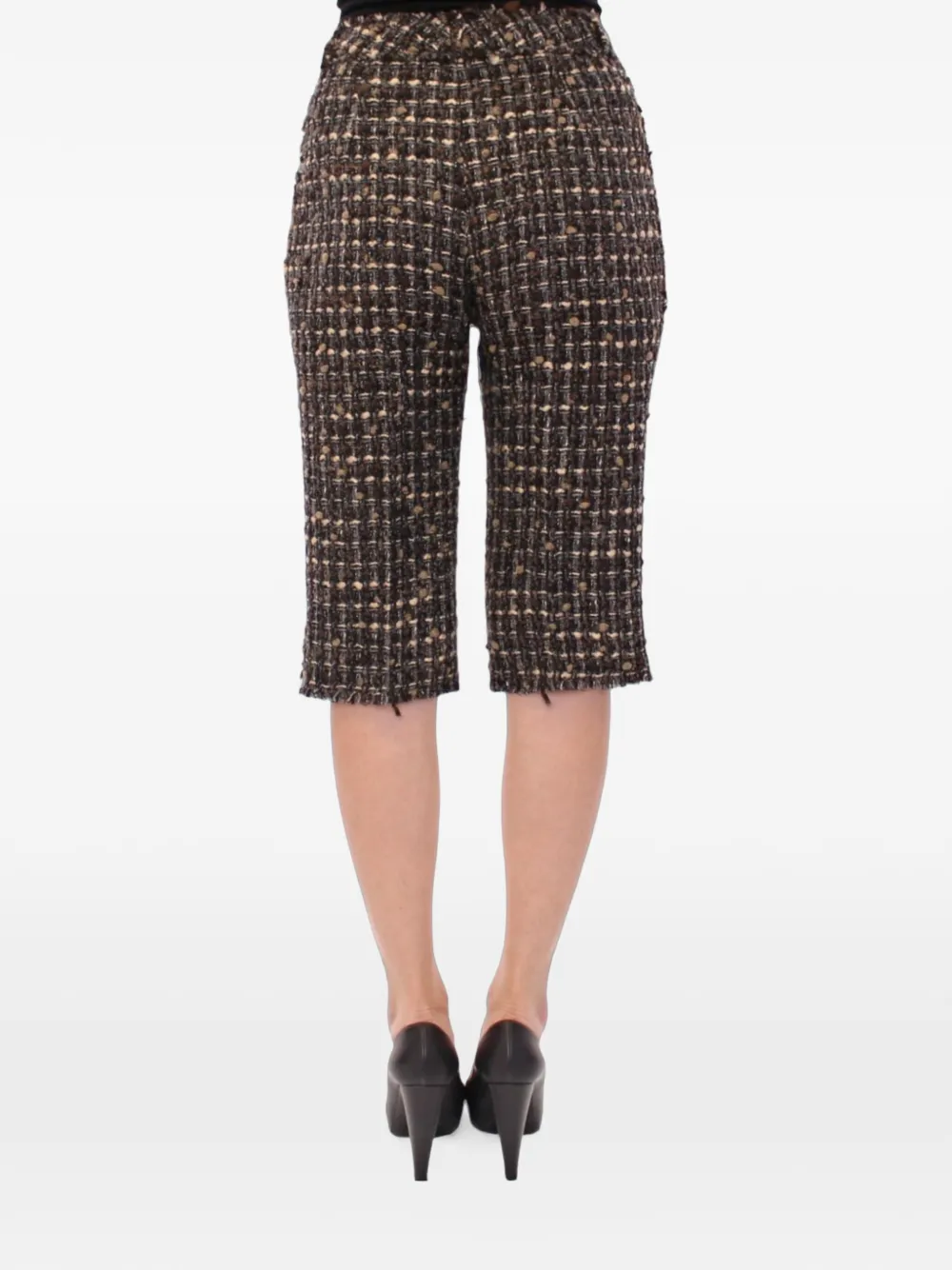 Dolce & Gabbana tweed-effect shorts Bruin