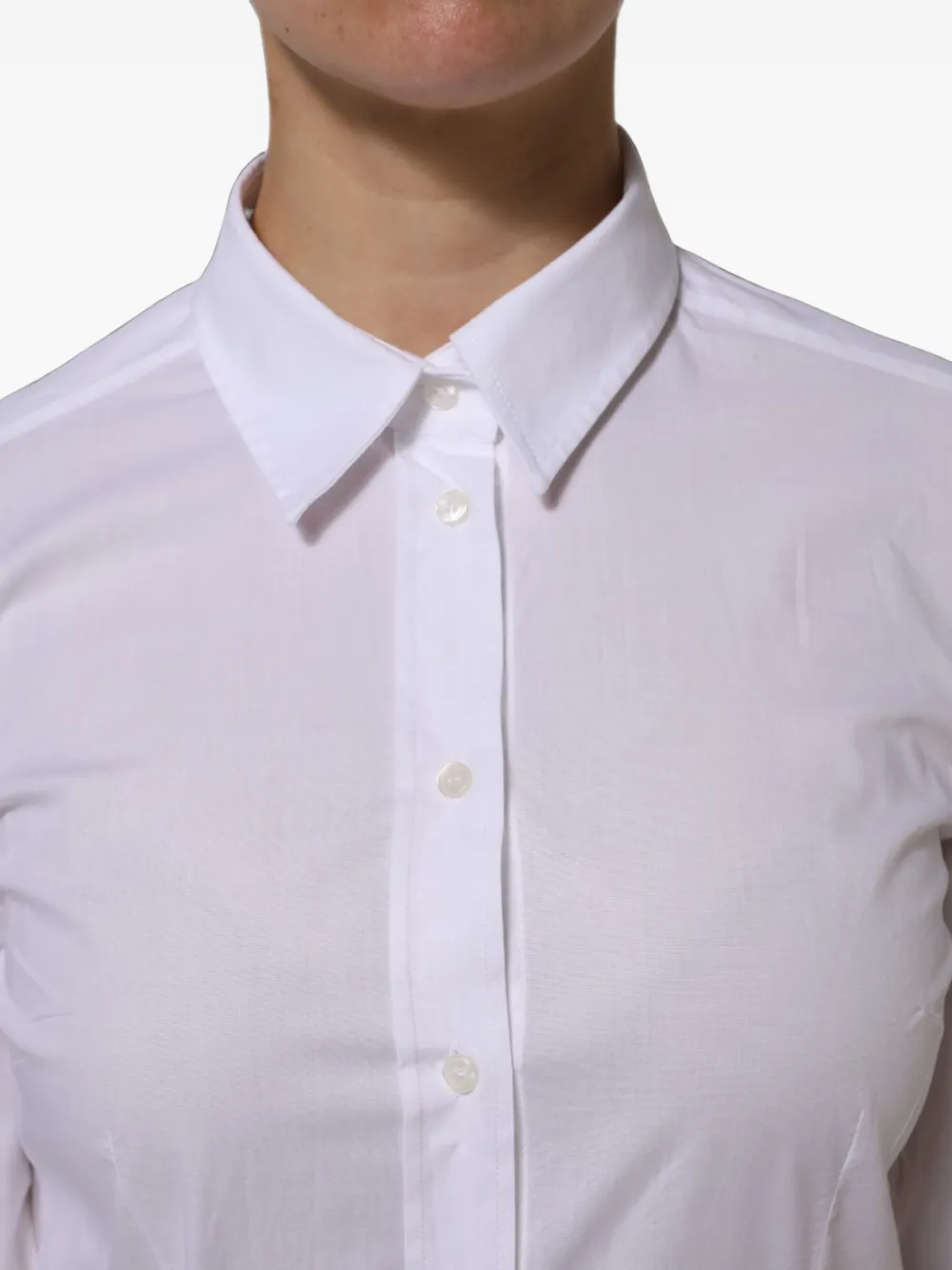 Dolce & Gabbana Overhemd met puntige kraag Wit