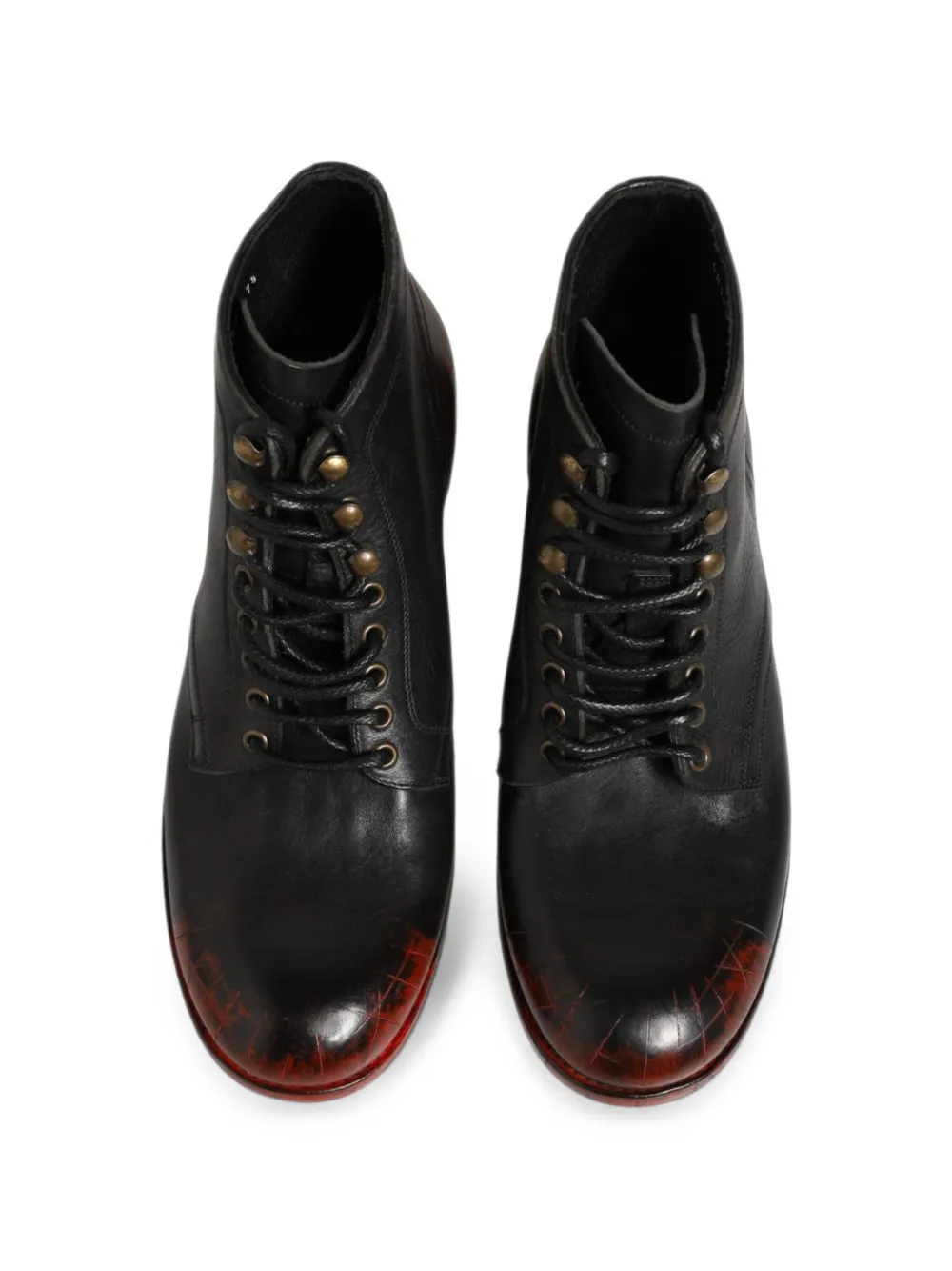 Dolce & Gabbana round-toe ankle boots Zwart