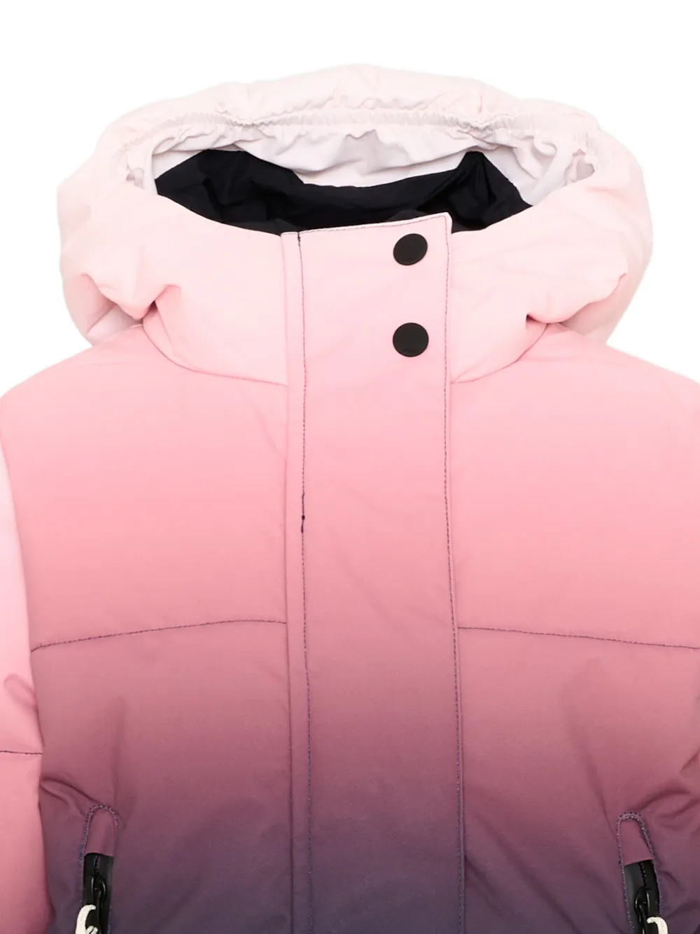 Molo gradient-effect hooded jacket Roze