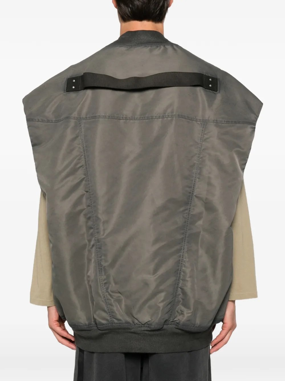 Rick Owens DRKSHDW Oversized bodywarmer Grijs