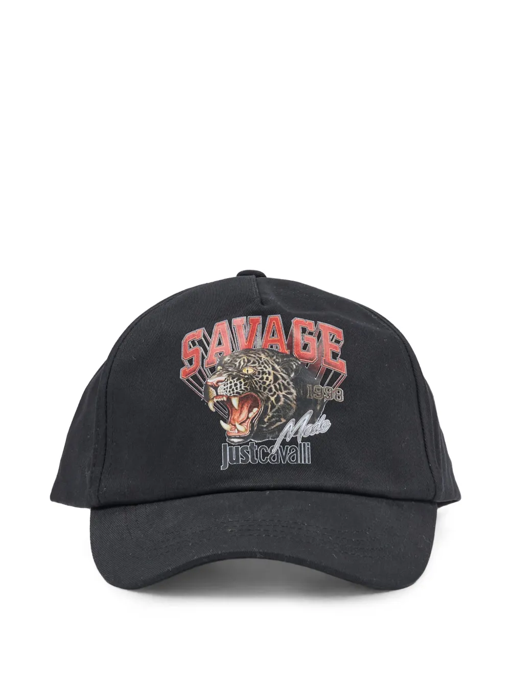 Just Cavalli Kids casquette à imprimé graphique - Noir