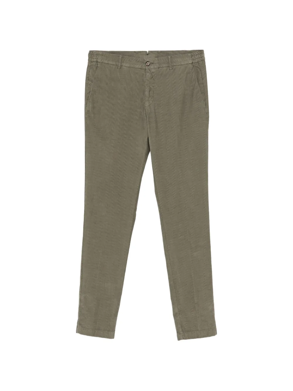 Berwich Morello Elax Corduroy Trousers In Green