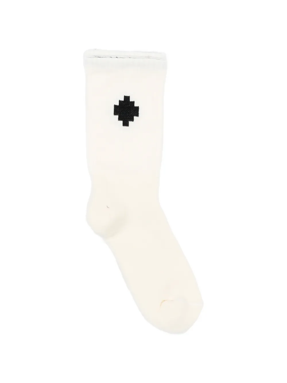 COUNTY OF MILAN KIDS Sokken met geborduurd logo Beige