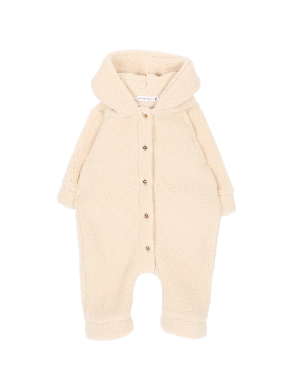 Bamboom Jumpsuit van teddyfleece met capuchon Roze
