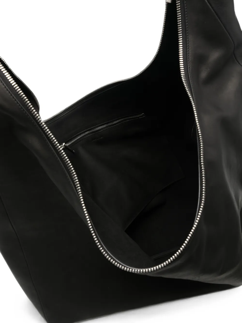 Rick Owens GEMINI leren shopper Zwart