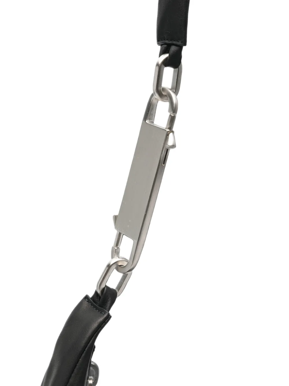 Rick Owens GEMINI leren shopper Zwart