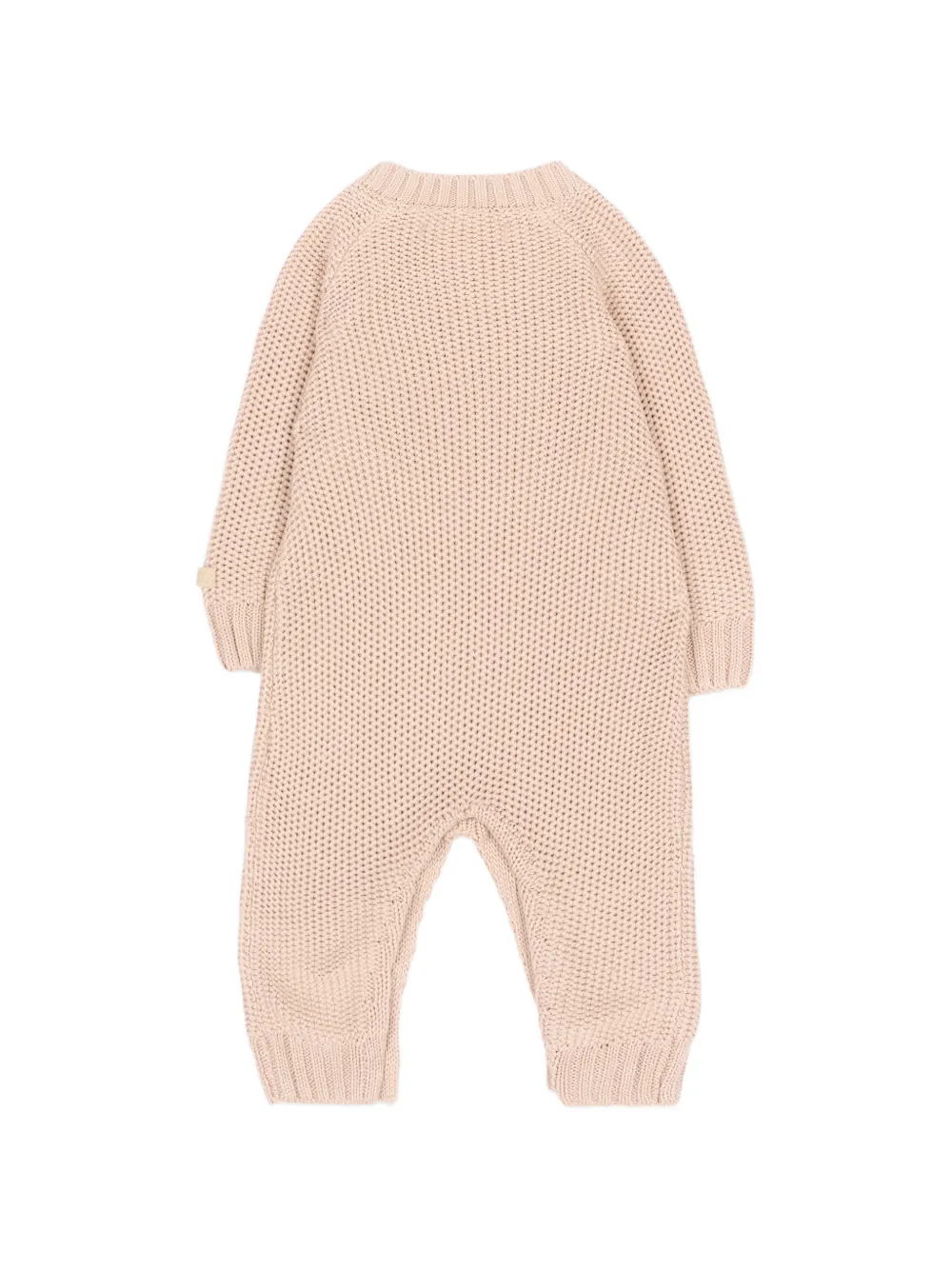 Bamboom Grofgebreide jumpsuit met knoopsluiting Roze
