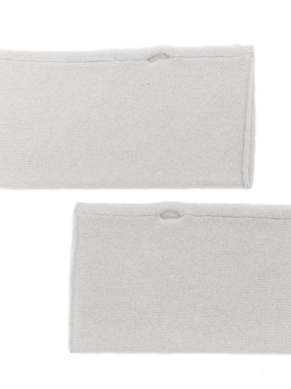 Lisa Yang Aspen Cashmere Fingerless Gloves in Neutrals, view 3