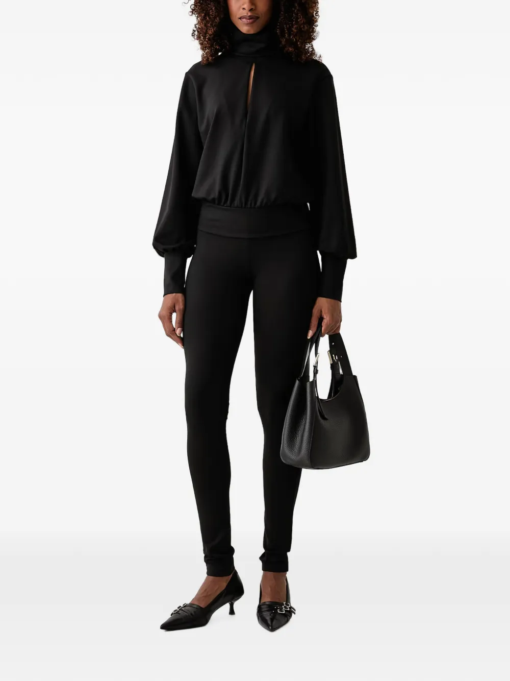 Patrizia Pepe Slim-fit broek Zwart