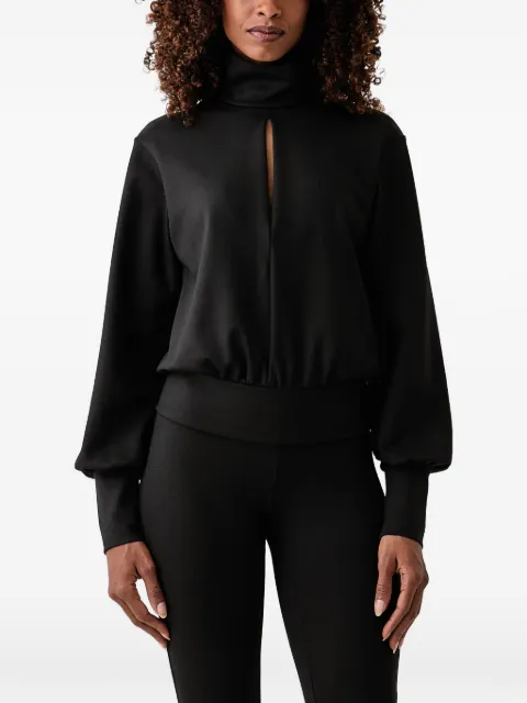 Patrizia Pepe cut-out high-neck top