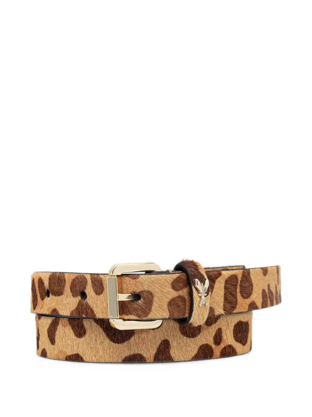 Patrizia Pepe leopard-print Fly belt