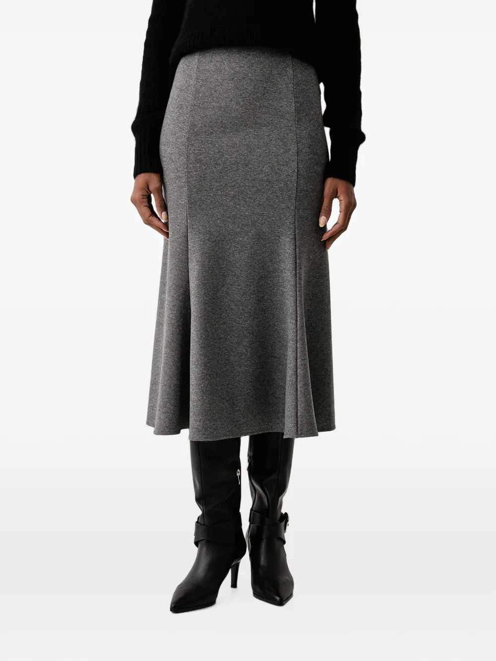 Patrizia Pepe panelled trumpet midi skirt