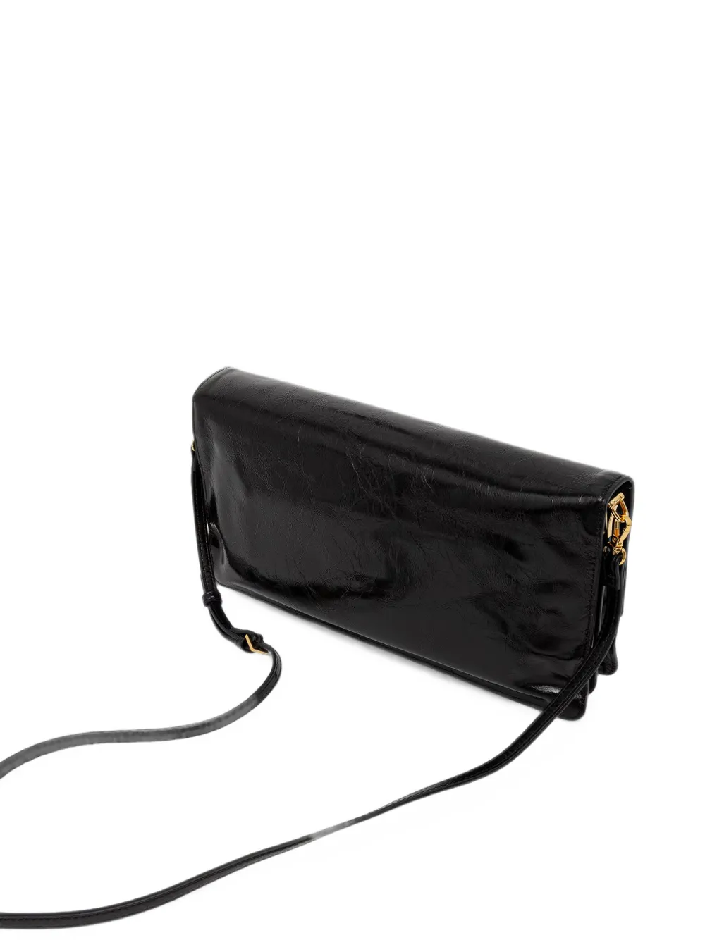 Patrizia Pepe Crossbodytas met Fly-logo Zwart