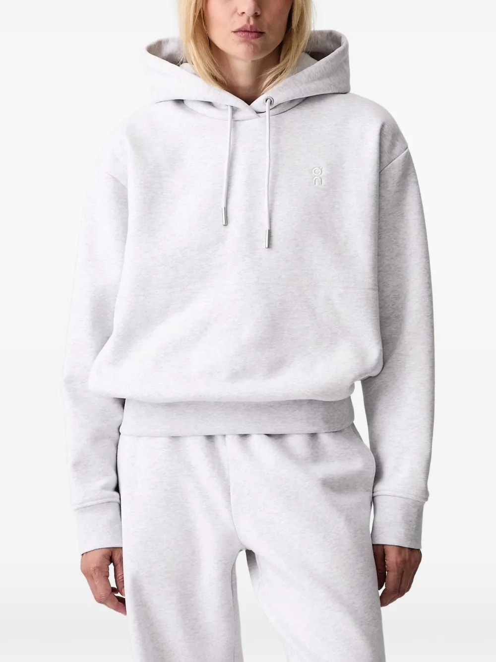 On Club Collective logo-embroidered drawstring hoodie